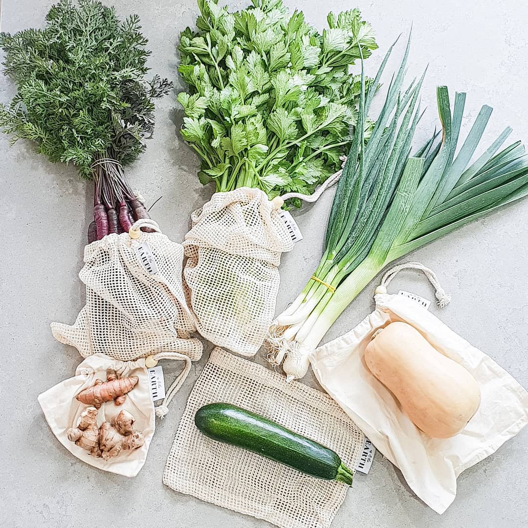 Set of 6 - Reusable Produce Bags
