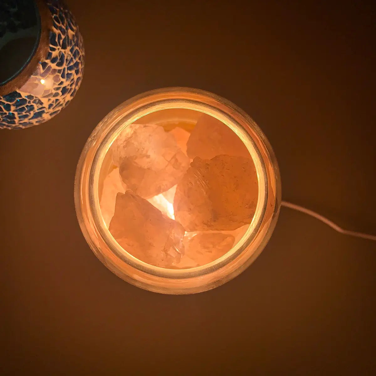 Aura Rose Quartz Crystal Diffuser