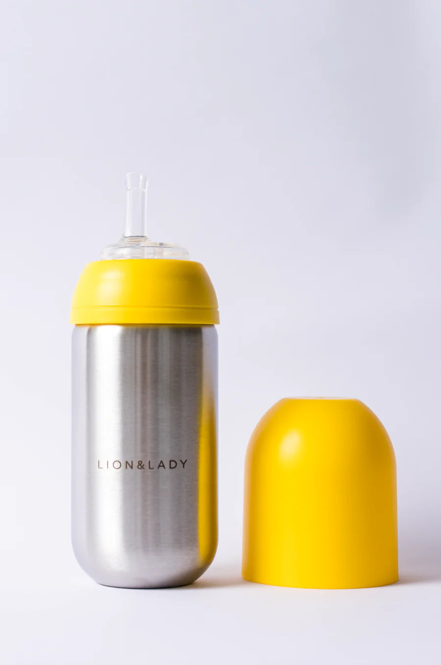 Lion & Lady Stainless Steel Baby Straw Cup 350ml