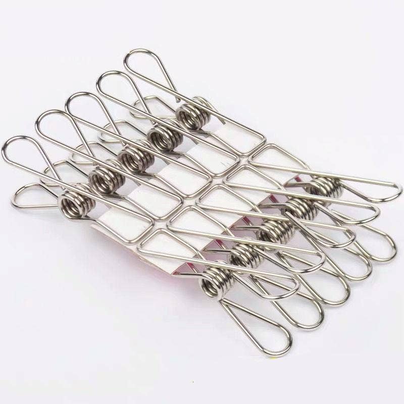 Stainless Steel Laundry Pegs - 32 Pieces