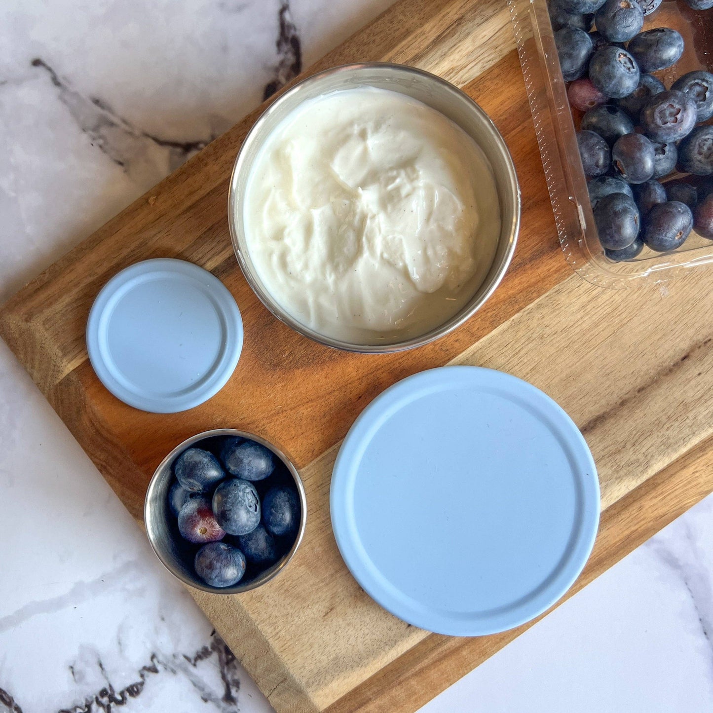 Stainless Steel Snack Pots (Set 2)
