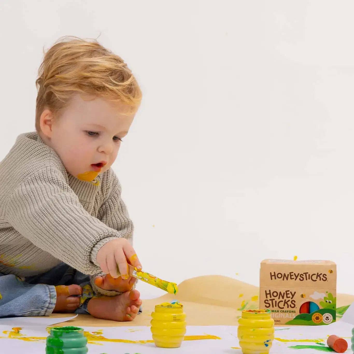 Honeysticks Paint Brushes (Set 3)