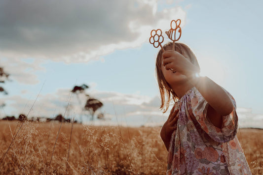 Flower Bubble Wand - Eco Sensory Toy