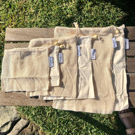 Set of 6 - Reusable Produce Bags