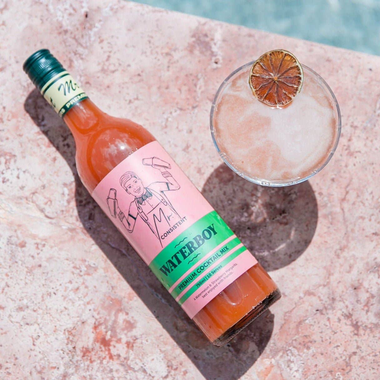 Waterboy (Watermelon Margi) Cocktail Mixer - 10 Serves