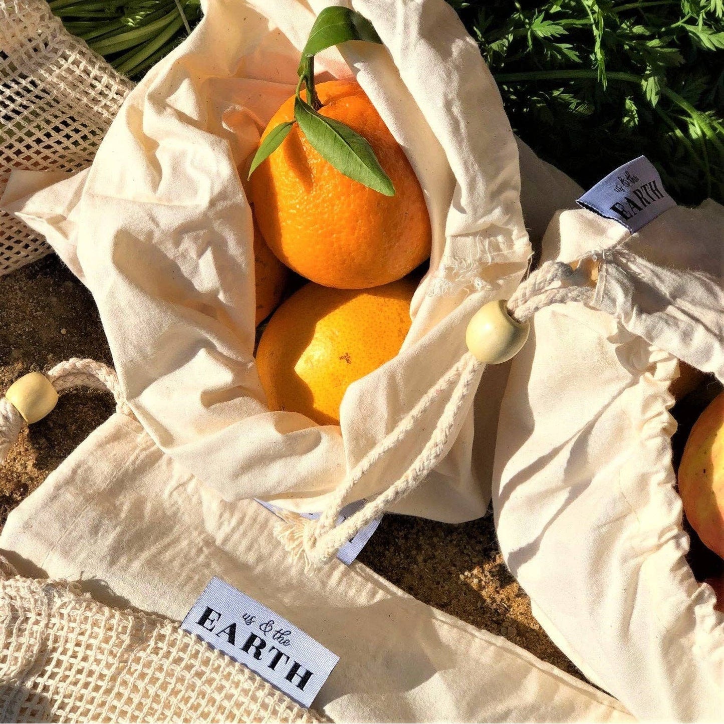 Set of 6 - Reusable Produce Bags