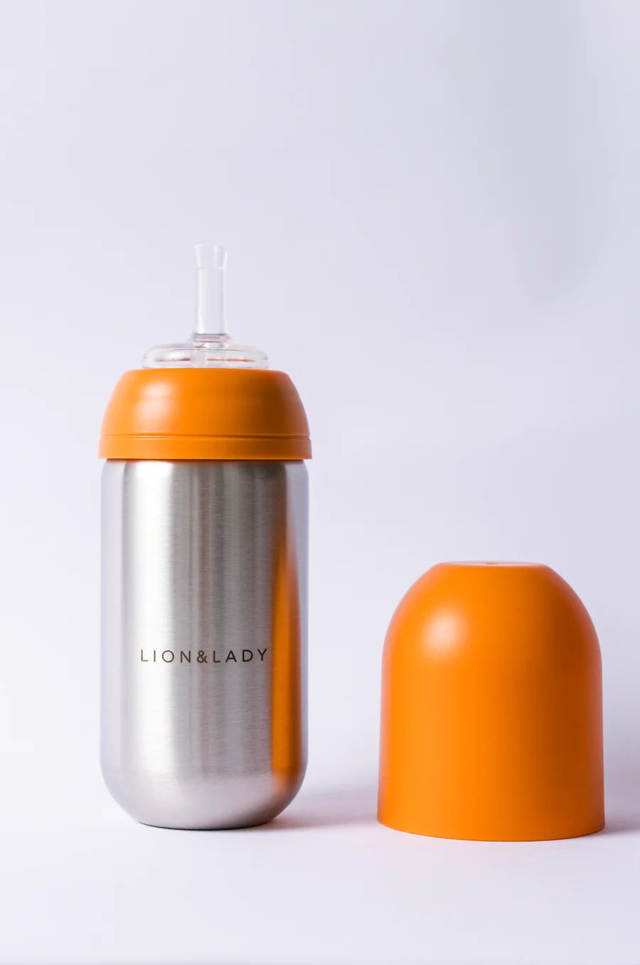 Lion & Lady Stainless Steel Baby Straw Cup 350ml