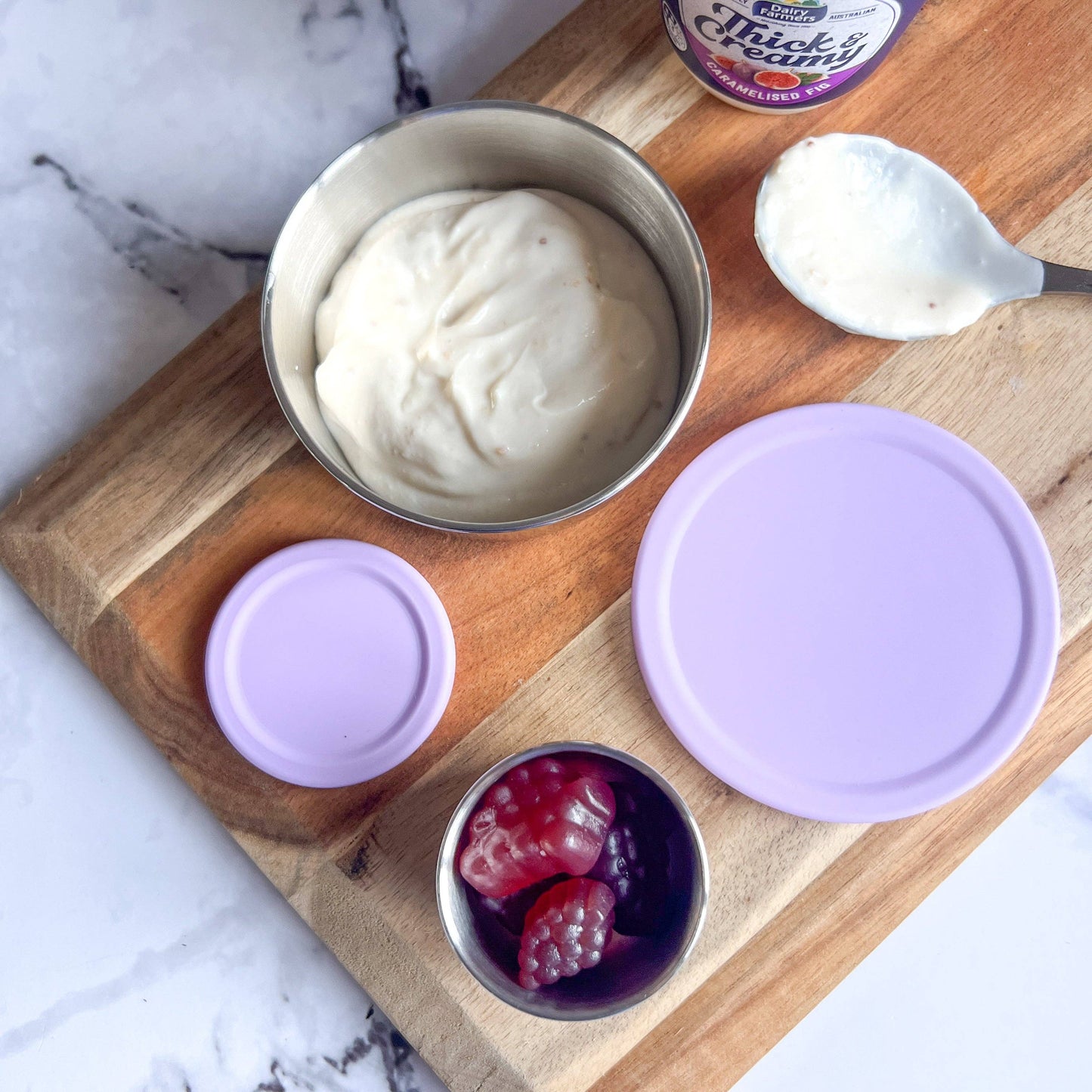 Stainless Steel Snack Pots (Set 2)