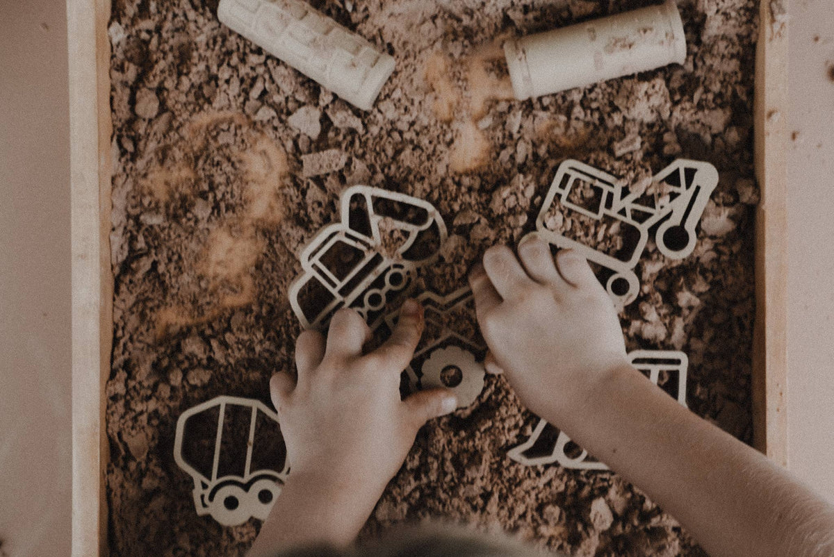 Construction Cutter Set - Eco Playdough Tool