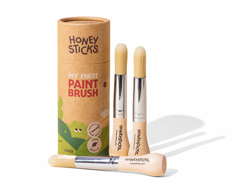 Honeysticks Paint Brushes (Set 3)