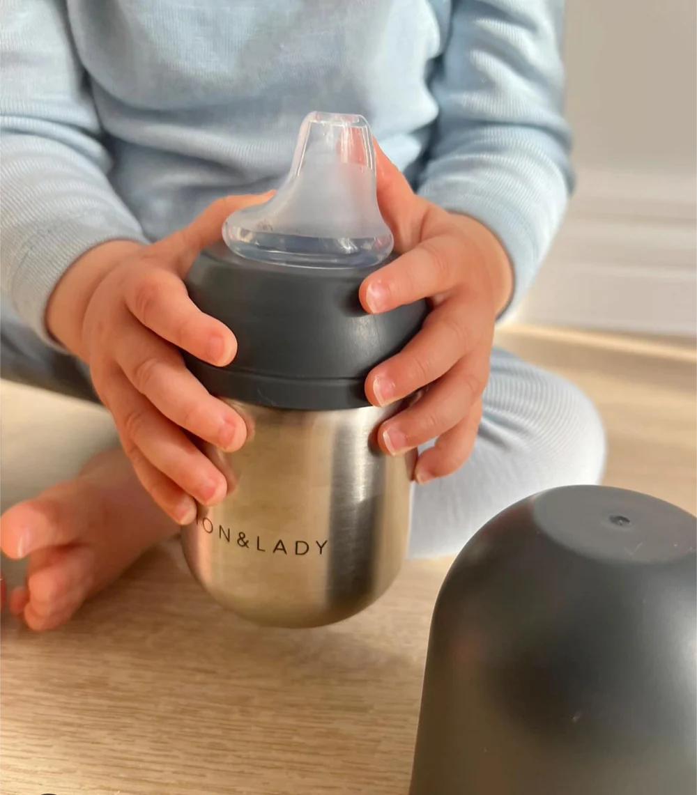 Lion & Lady Stainless Steel Baby Sippy Cup 210ml